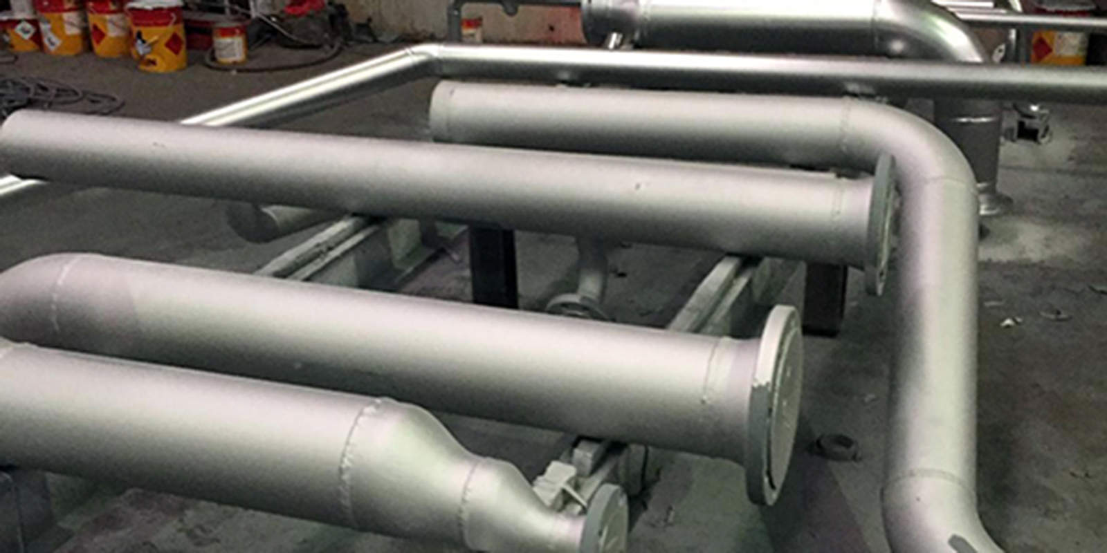 İzmir Menemen star rafinerisi bor ve spooll kumlama boyama 70.000 metrekare